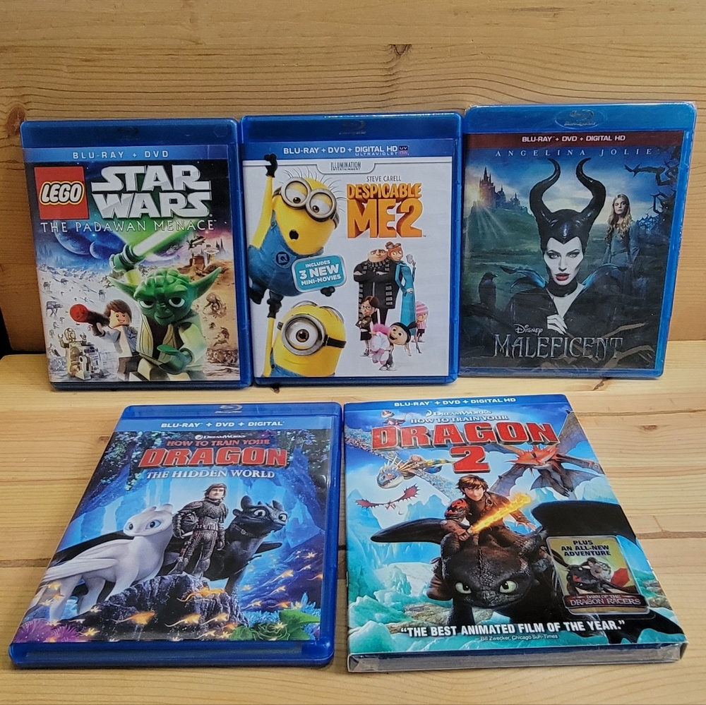 Kids blu ray bundle Disney & star wars